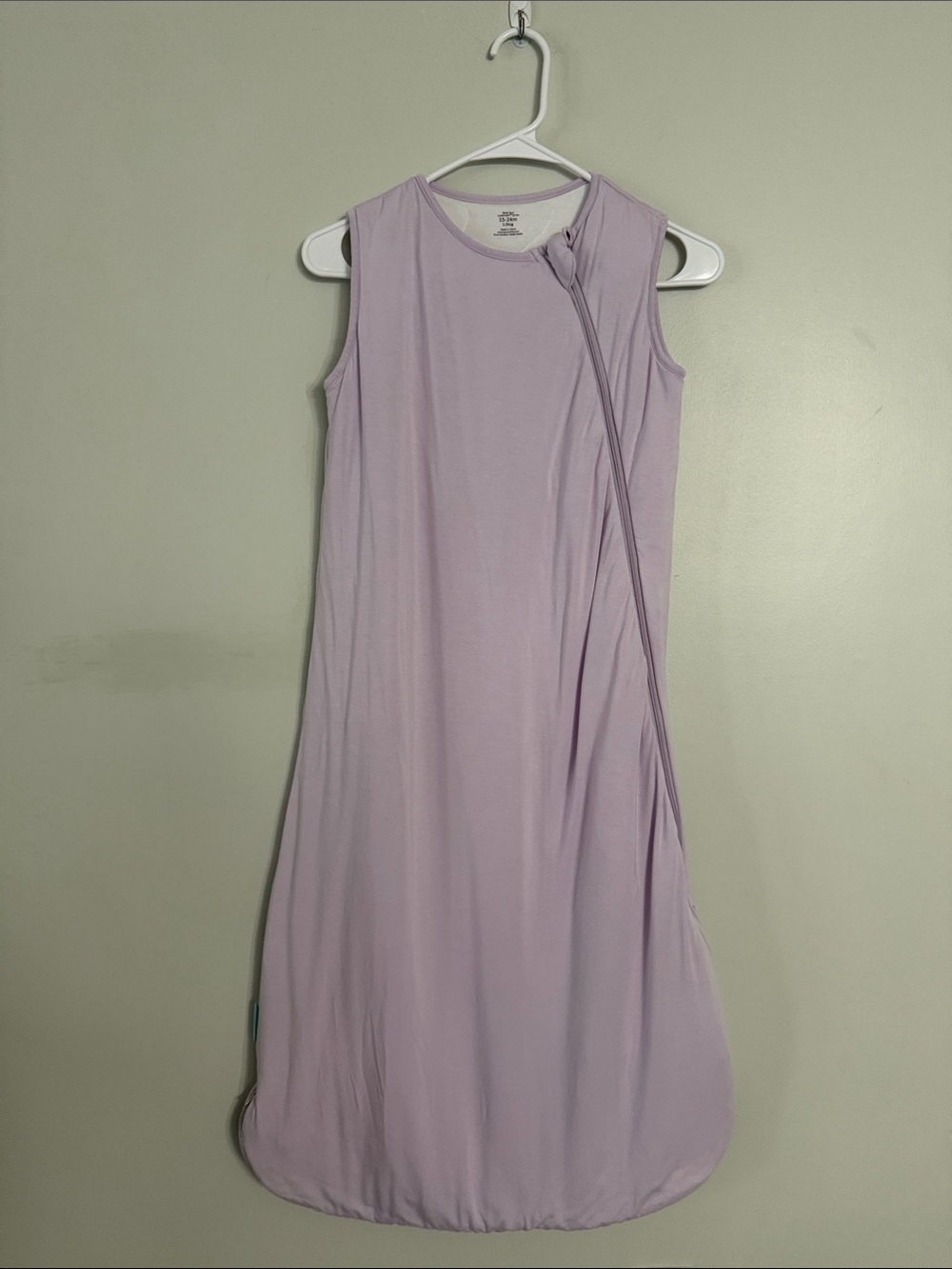 Kids Lavender Sleeveless Pajama Maxi Sleep Gown/Sleep Sack